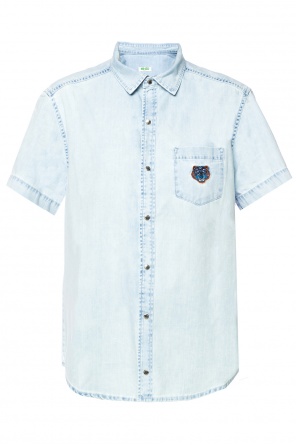 Denim shirt with logo, zdjęcie 1 Denim shirt with logo od Kenzo